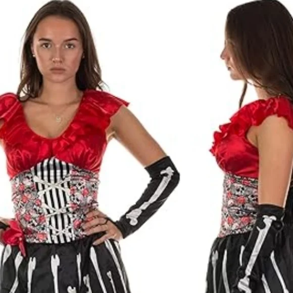 Adult Day of the Dead Costume - Picture 2 of 2